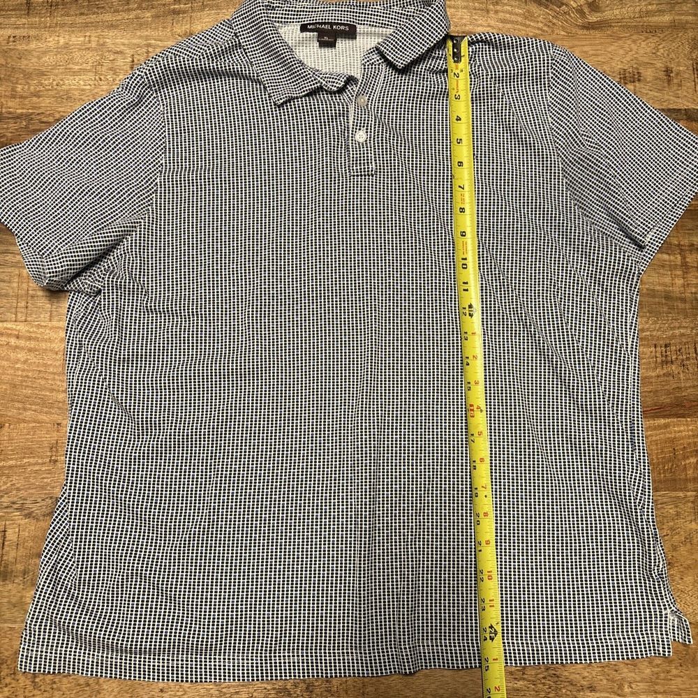 Michael Kors Polo Shirt Men XL Print All Over - Picture 3 of 4